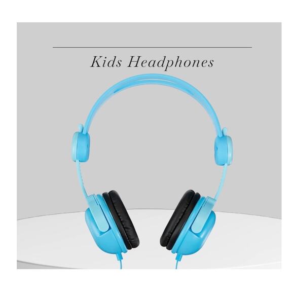 Amazon Free Time Kids Blue Headphones - Picture 1 of 3